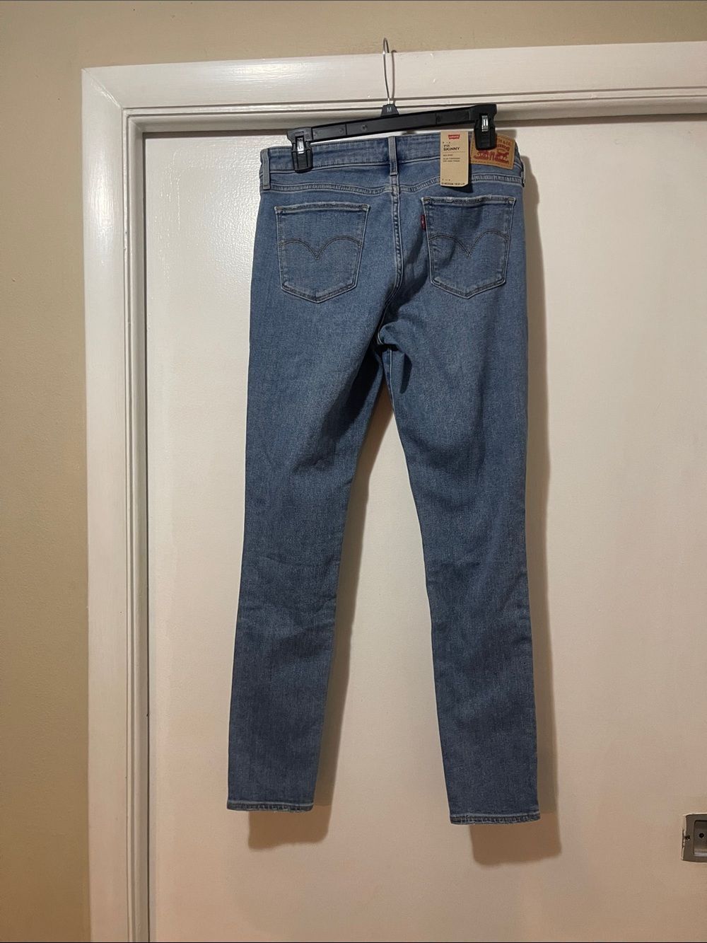 Levi's Light Blue 711 Skinny Jeans NWT size 10 medium 30x30 - Picture 6 of 9